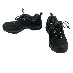 AHNU Teva  Montara II Sz 6 eVent Waterproof Hiking Shoes Black Vibram Leather